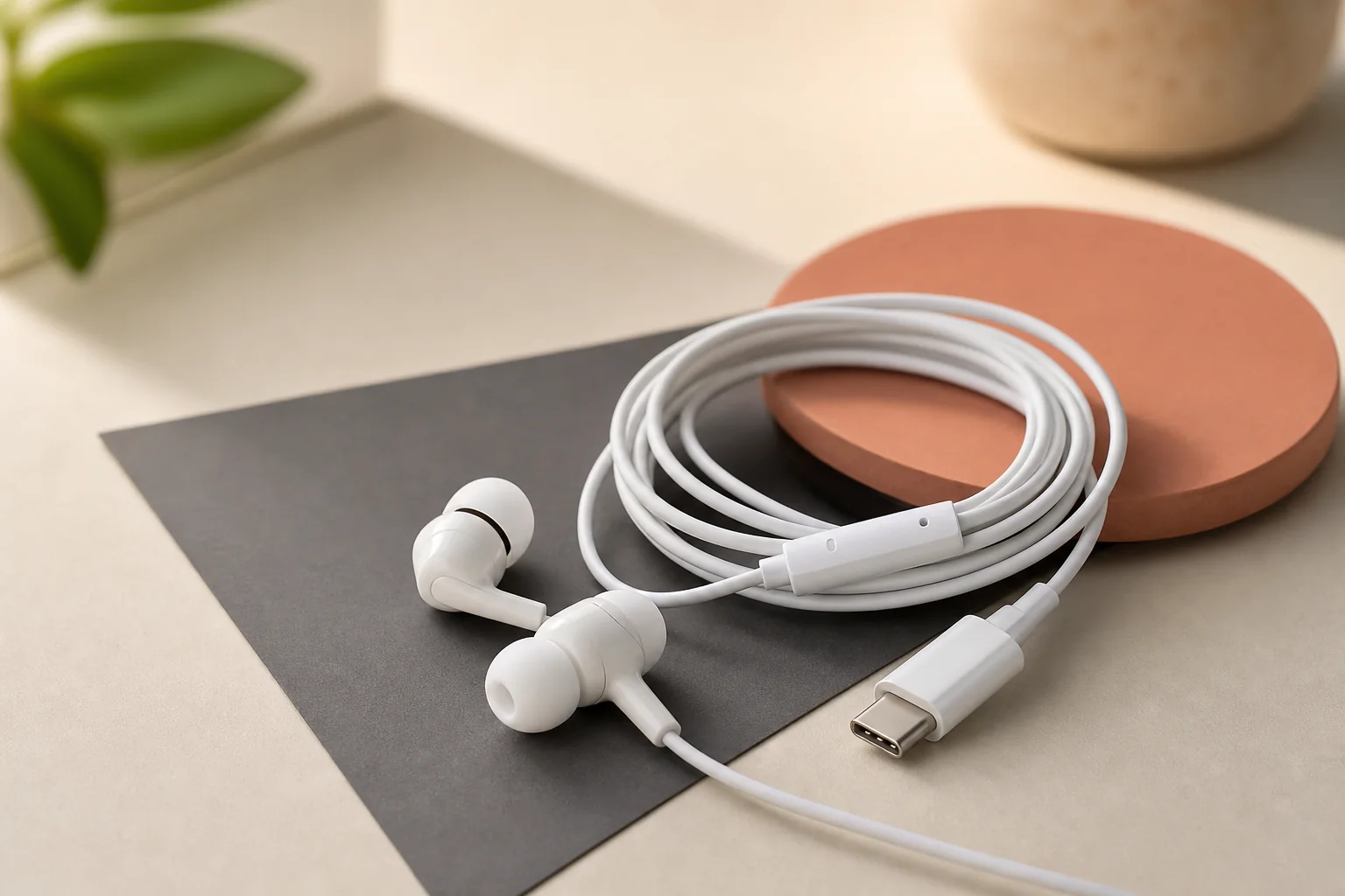Ilustração editorial para o artigo: Fone de ouvido USB-C Eletric Teck é bom? O que avaliamos antes de comprar